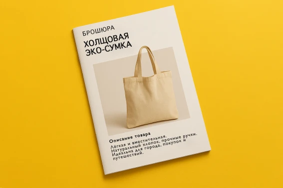 Печать цветных брошюр