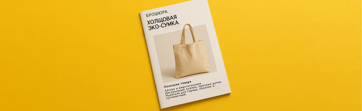 Печать цветных брошюр
