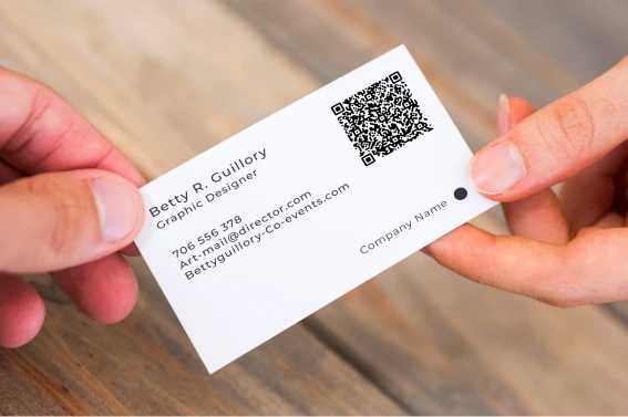 Визитки с QR-кодом