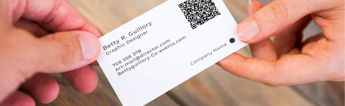 Визитки с QR-кодом