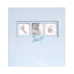 Альбом Innova Baby Polka Q4103613M голубой с карманами 10x15 (200 фото)