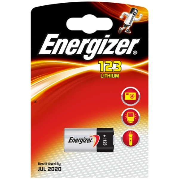 Батарейки Energizer CR123A E2  - 1 штука