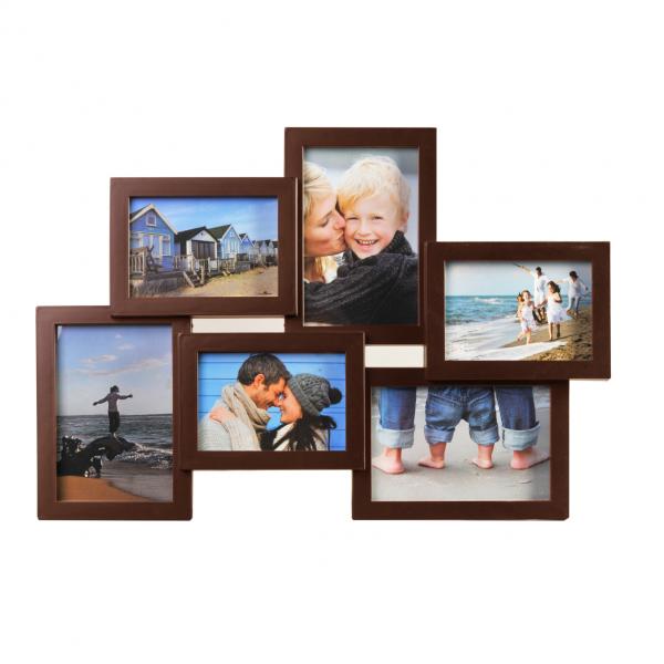 Фоторамка Henzo Holiday Gallery на 6 фотографий, коричневая