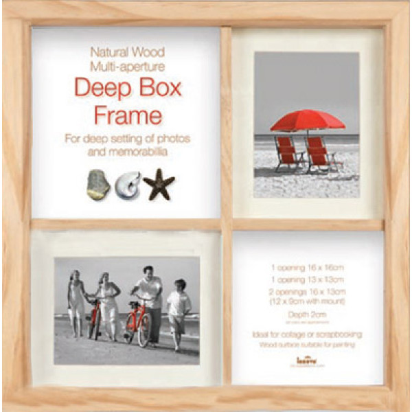Фоторамка Innova Box Frame Multi 34x34, натуральная
