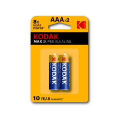 Батарейки Kodak LR03-2BL MAX SUPER (AAA) basic - 2 штуки
