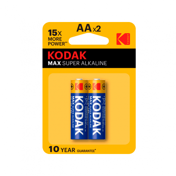 Батарейки Kodak LR6-2BL MAX SUPER (AA) basic - 2 штуки