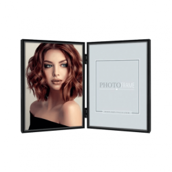 Фоторамка двойная ZEP Silvia Black 10x15