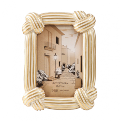 Фоторамка Knot 10x15, золотая