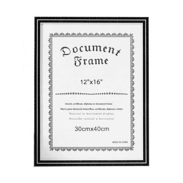 Фоторамка Двойное сечение 30x40, черная